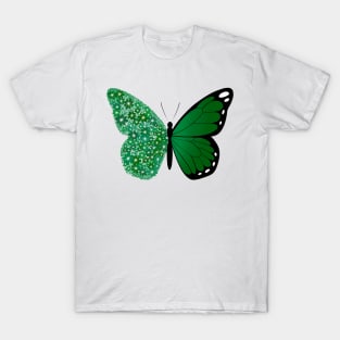 Blooming green butterfly T-Shirt
